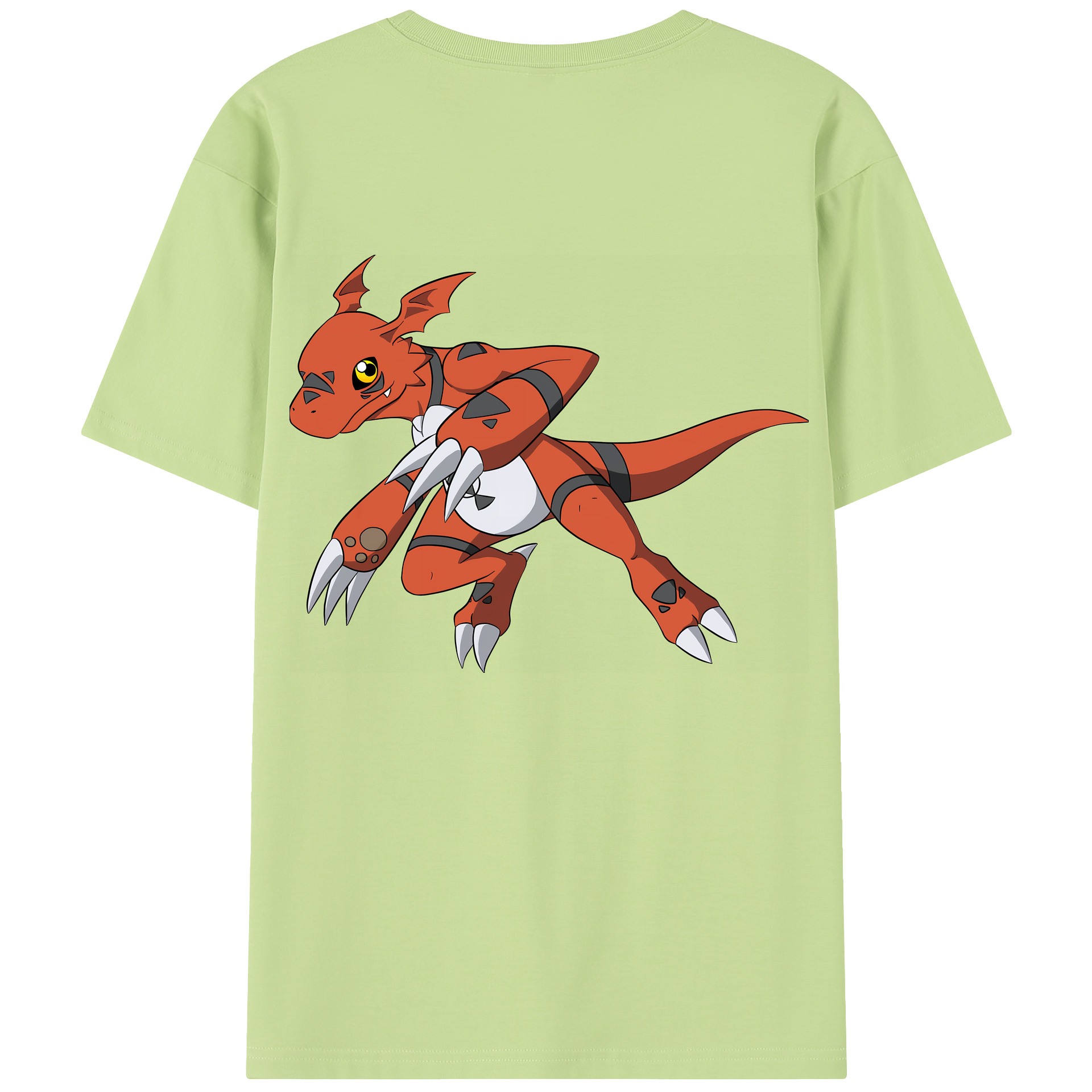 （画像用） Digimon デジタルモンスター/デジモン 綿100％半袖Tシャツ（背面プリント）